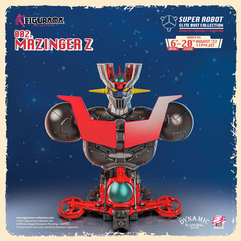 Pre-ORDINE] - Mazinga Z Super Robot Elite Busto 1/3 Mazinga Z 26 cm -  Importazione e vendita giocattoli da collezione